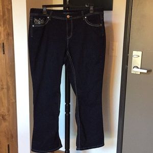 Lane Bryant Size 20 Bootcut Dark Wash Jeans